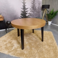 Okrúhly rozkladací dubový stôl - 11878