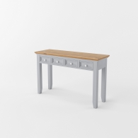 Dřevěný stolek ATTICA s dubovou deskou - 2