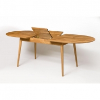 Oválny dubový rozkladací stôl CLASSY - 18195