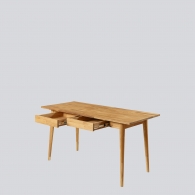 Škandinávsky písací stôl CLASSY so zásuvkami - 20939