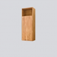 Závěsná vysoká dubová skříňka CLASSY - 1
