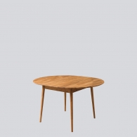 Nerozkladací okrúhly dubový stôl CLASSY - 22438