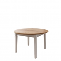 Kulatý stůl ALICE s dubovou deskou, rozkládací - 1