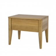 Široký dubový noční stolek COMO - 1