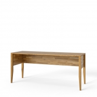 Široký dubový psací stůl - 1