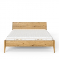 Dubová posteľ s jednoduchým čelom - 23928