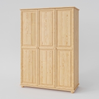 Třídveřová dřevěná skříň BASIC - 1