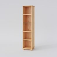 Úzká dřevěná knihovna BASIC - 1
