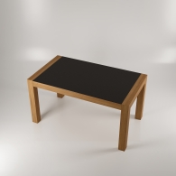 Dubový stůl s kamennou deskou - 3