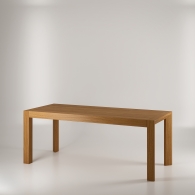 Vysoký dubový stôl s rovnými nohami - 9053