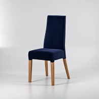 Dřevěná čalouněná židle - 1